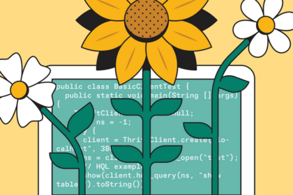 An Illustration Of Laptop With Flowers Coming Out Of The Screen.png